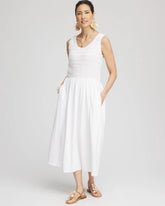 Crochet-Bodice Maxi Dress