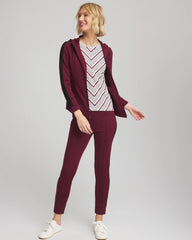 Zenergy® Soft Brushed Striped Top