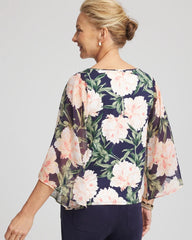 Georgette Angel-Sleeved Top