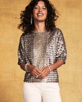 Art Deco Dolman Sequins Tee