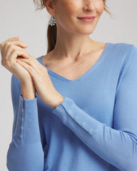 Ella V-Neck Pullover Sweater