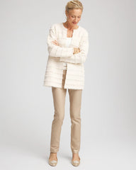 Fringe Ottoman Knit Cardigan