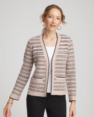 Sunset Abstract Sweater Jacket