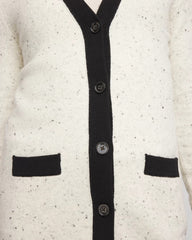 Tipped Lady Jacket Cardigan