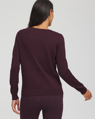 Embellished Crewneck Cardigan