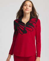 Zenergy® Luxe Printed Pullover Top