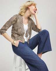 Summer Romance Animal Print Cardigan