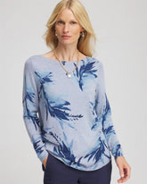 Ella Painterly Bateau Pullover Sweater