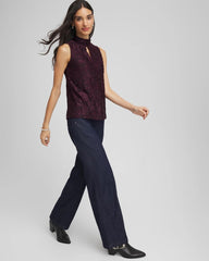 Burnout Mockneck Tank