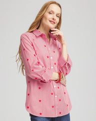 No Iron™ Stars & Stripes Sateen Shirt