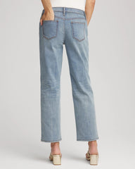 Girlfriend Straight Ankle Jeans