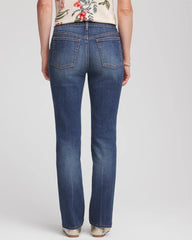 Pull-On Straight Jeans