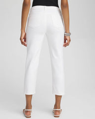 No Stain Girlfriend Cropped Jeans