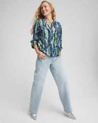 Petite Pull-On Wide-Leg Jeans