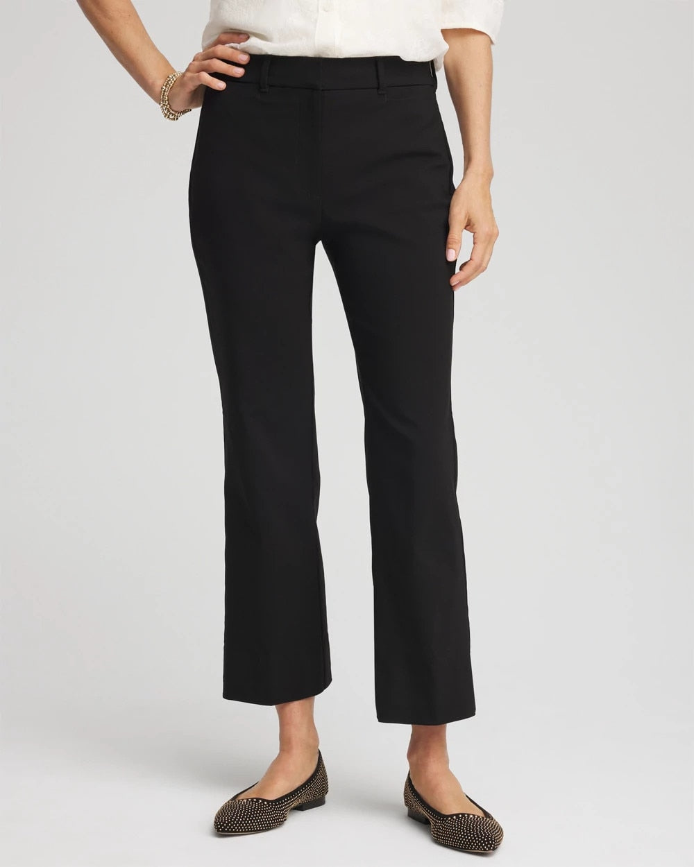 Emme Cropped Flared Pants