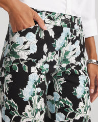 Floral Emme Straight Ankle Pants