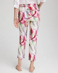 Brigitte™ Slub Slim Cropped Pants