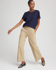 Brigitte™ Utility Wide-Leg Cropped Pants