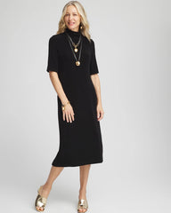Travelers™ Mockneck Midi Dress