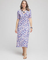 Ruched Jersey Midi Dress