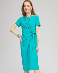 Twist Tie-Front Dress