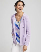 Zenergy® Beach Slub Zip-Front Hoodie