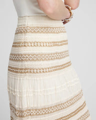 Crochet Gauze Trim Skirt