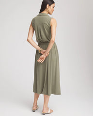 Travelers™ Knit Sleeveless Shirtdress