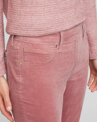 Velveteen Pull-On Flared Jeans