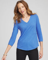 Slub 3/4 Sleeve Tee
