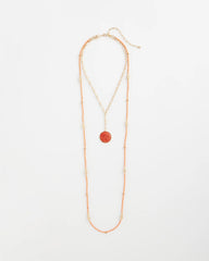 Convertible Beaded Pendant Necklace
