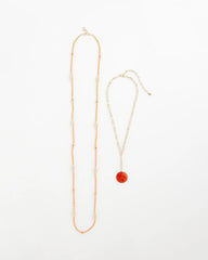 Convertible Beaded Pendant Necklace