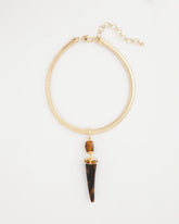 Tortoise Pendant Collar Necklace