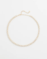 Goldtone Tennis Necklace