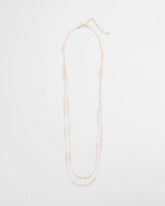 Pink Double-Strand Necklace
