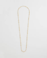 Goldtone Long Beaded Necklace