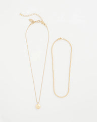 Goldtone Convertible Pendant Necklace