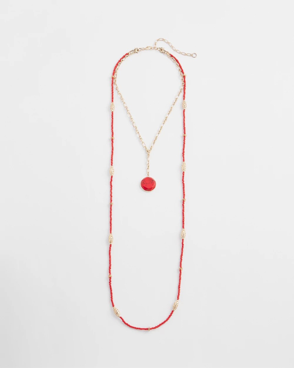 Convertible Beaded Pendant Necklace