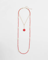 Convertible Beaded Pendant Necklace