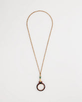 Hand Monocle Pendant Necklace