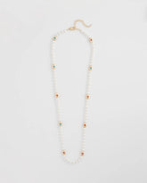 Goldtone Faux Pearl Single-Strand Necklace
