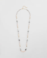 Pink Art Deco Beaded Necklace