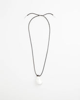 Silvertone Adjustable Pendant Necklace