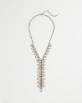 Vertical Pear Shaped Y-Drop Necklace
