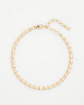 Golden Bamboo Collar Necklace