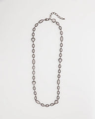 Frosted Quartz Single Strand Necklace