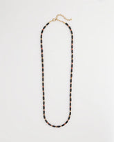 Art Deco Bar Bead Long Necklace