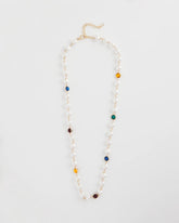 Beaded Faux Pearl Single-Strand Necklace