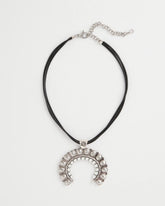 Short Horseshoe Pendant Necklace