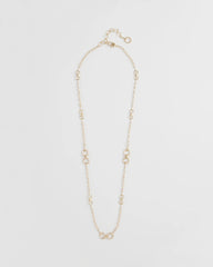 Equestrian Horsebit Long Link Necklace